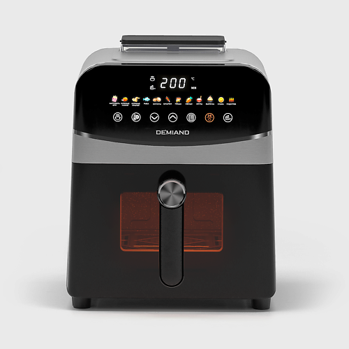 

DEMIAND Аэрогриль SANDERS DK-2200 с Wi-Fi, Metall, Аэрогриль SANDERS DK-2200 с Wi-Fi, Metall