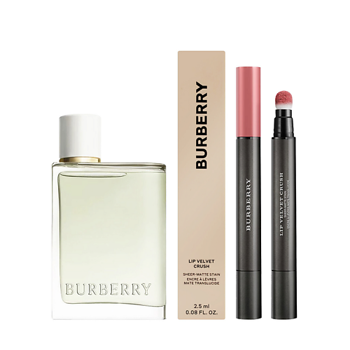 

BURBERRY Набор: Туалетная вода Her Eau de Toilette + Помада Lip Velvet Crush, Набор: Туалетная вода Her Eau de Toilette + Помада Lip Velvet Crush