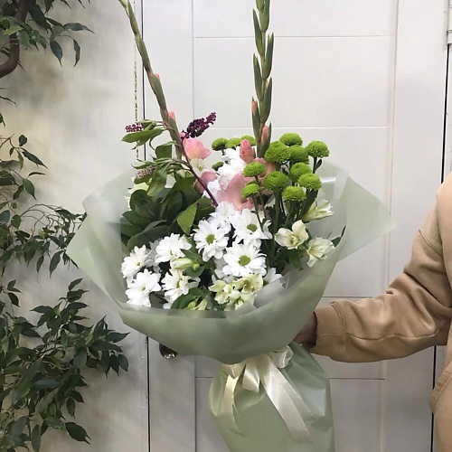 

ILE DE FLEURS Осенний букет с хризантемой. «Ласковая осень вдвоём», Осенний букет с хризантемой. «Ласковая осень вдвоём»