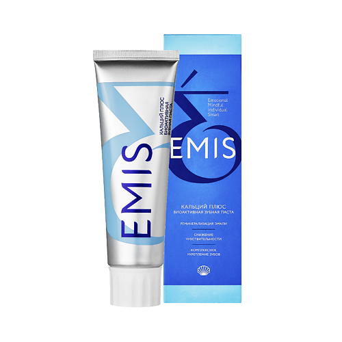 

EMIS Биоактивная зубная паста Кальций Плюс 80, Биоактивная зубная паста Кальций Плюс