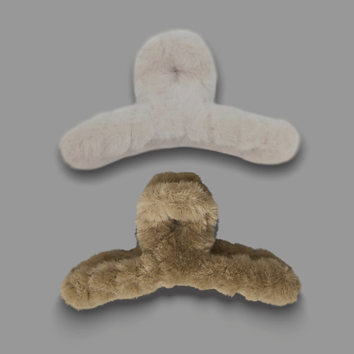 

ZIKOLKI STORE Заколка для волос пушистый меховой подарочный набор крабов, Заколка для волос пушистый меховой подарочный набор крабов