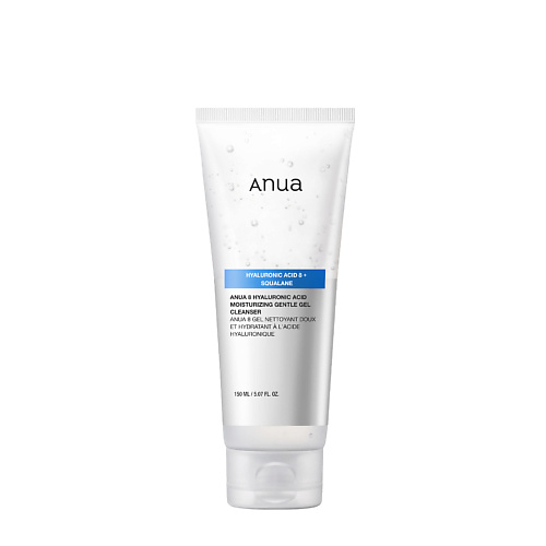 

ANUA Гель для умывания с гиалуроновой кислотой 8 HYALURONIC ACID MOISTURIZING GENTLE GEL CLEANSER 150, Гель для умывания с гиалуроновой кислотой 8 HYALURONIC ACID MOISTURIZING GENTLE GEL CLEANSER