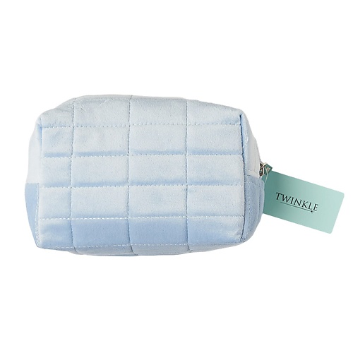 

ЛЭТУАЛЬ TWINKLE Косметичка Square Fluff Blue, TWINKLE Косметичка Square Fluff Blue