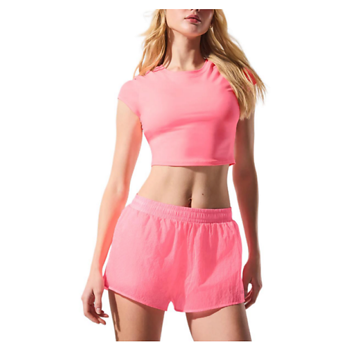 

ALO YOGA Кроп-топ Alosoft Crop Finesse Short Sleeve, Кроп-топ Alosoft Crop Finesse Short Sleeve