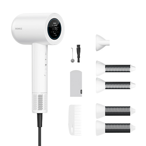 

REMEZ Фен-стайлер MODEL S+ с расчёской и термочехлом для насадок RMB-708Bx, Фен-стайлер MODEL S+ с расчёской и термочехлом для насадок RMB-708Bx