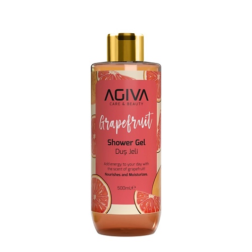 

AGIVA BEAUTY Гель для душа Грейпфрутовый Shower Gel Grapefruit 500, Гель для душа Грейпфрутовый Shower Gel Grapefruit