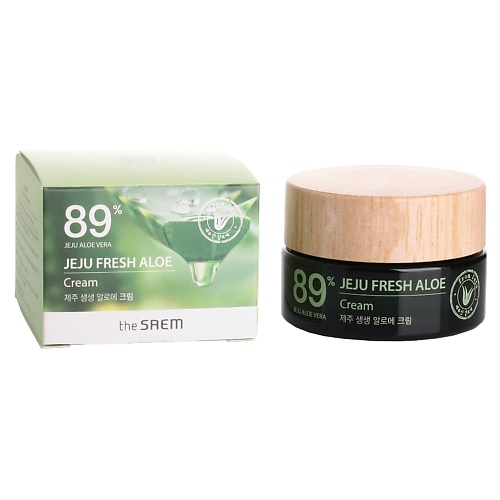 

THE SAEM Крем для лица с алоэ Jeju Fresh Aloe Cream 50, Крем для лица с алоэ Jeju Fresh Aloe Cream