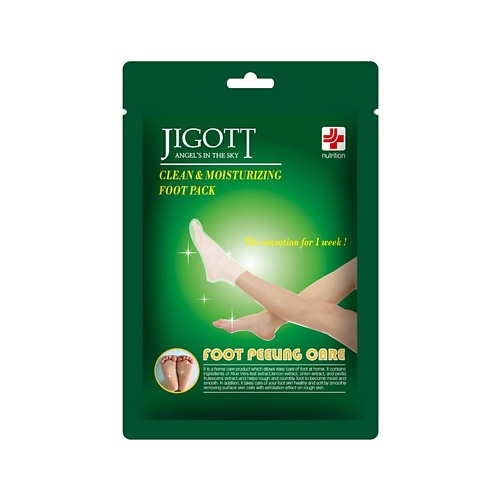 

JIGOTT Маска-носочки для ног увлажняющая, Маска-носочки для ног увлажняющая