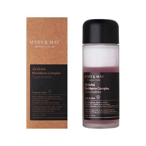 

MARY&MAY Крем-эссенция для лица с комплексом ежевики 140, Крем-эссенция для лица с комплексом ежевики