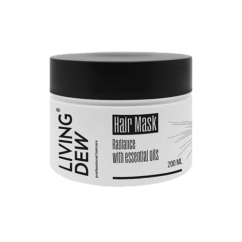 

LIVING DEW Маска для волос сияние 200, Маска для волос сияние