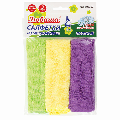 

ЛЮБАША Салфетки универсальные Плюс, Салфетки универсальные Плюс