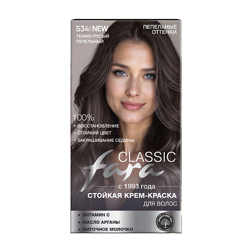 

FARA Стойкая крем-краска для волос "CLASSIC" 65, Стойкая крем-краска для волос "CLASSIC"