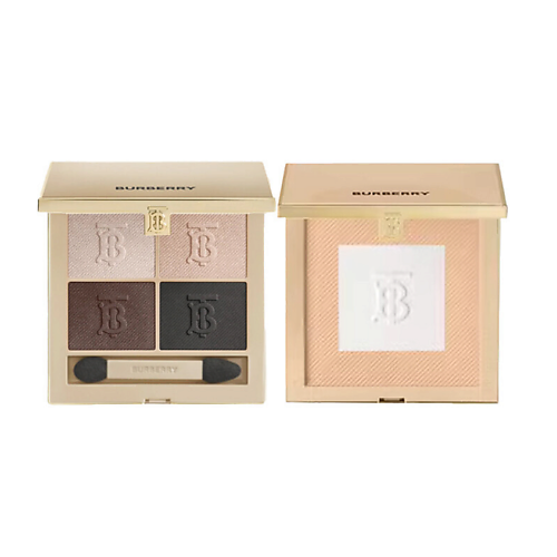 Набор средств для макияжа BURBERRY Палетка теней для век Eye Quad + Пудра Beyond Wear