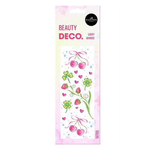 

DECO. Набор переводных татуировок для тела FAIRYCORE by Miami Tattoos переводная, Набор переводных татуировок для тела FAIRYCORE by Miami Tattoos переводная