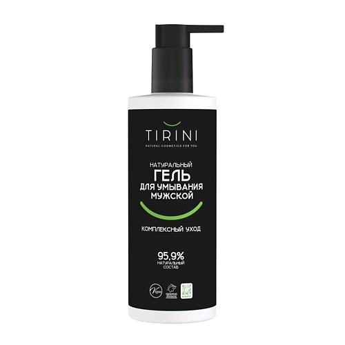 

TIRINI Натуральный гель для умывания “Комплексный уход” мужской 250, Натуральный гель для умывания “Комплексный уход” мужской