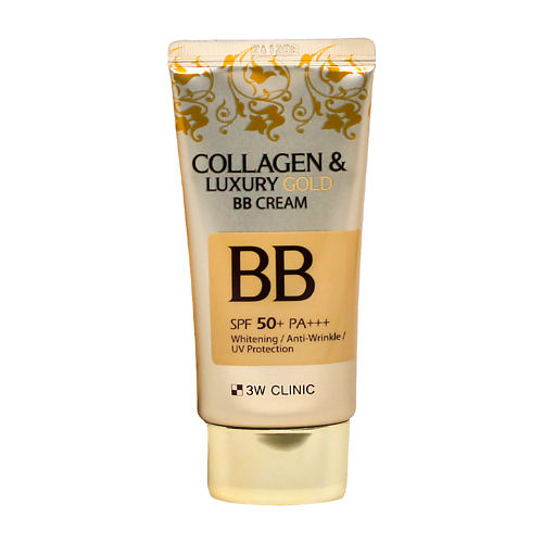 

3W CLINIC ВВ-крем с коллагеном и золотом, COLLAGEN & LUXURY GOLD BB CREAM 50, ВВ-крем с коллагеном и золотом, COLLAGEN & LUXURY GOLD BB CREAM
