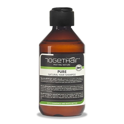 

TOGETHAIR MEETING NATURE PURE Ультра-мягкий шампунь для натуральных волос 250, PURE Ультра-мягкий шампунь для натуральных волос
