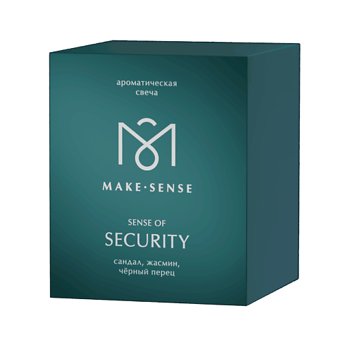 

MAKE SENSE Ароматическая свеча сандал, жасмин и чёрный перец 140, Ароматическая свеча сандал, жасмин и чёрный перец