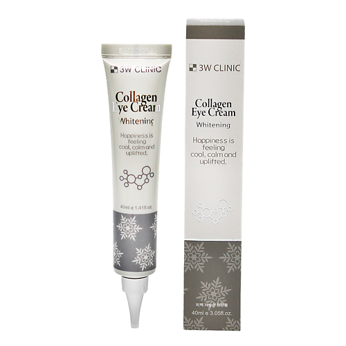 

3W CLINIC Крем для кожи вокруг глаз с коллагеном, COLLAGEN EYE CREAM 40, Крем для кожи вокруг глаз с коллагеном, COLLAGEN EYE CREAM