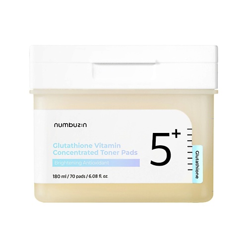 

NUMBUZIN Пэды для лица NO. 5+ Vitamin-Niacinamide Concentrated осветляющие с ниацинамидом 70, Пэды для лица NO. 5+ Vitamin-Niacinamide Concentrated осветляющие с ниацинамидом