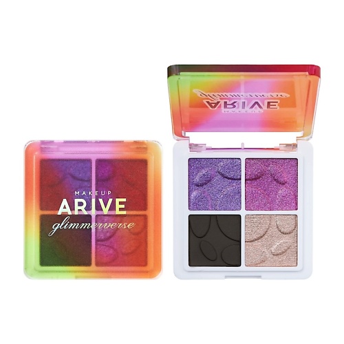 

ARIVE MAKEUP Палетка теней Glimmerverse Invented Ethos Multichrome Eyeshadow Quad, Палетка теней Glimmerverse Invented Ethos Multichrome Eyeshadow Quad