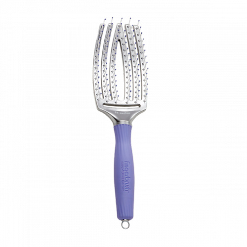Щетка для волос OLIVIA GARDEN Щетка Fingerbrush продувная изогнутая, ион нейлон