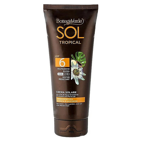 

BOTTEGA VERDE Солнцезащитный крем для тела Sol Tropical Sun Cream SPF6 200, Солнцезащитный крем для тела Sol Tropical Sun Cream SPF6