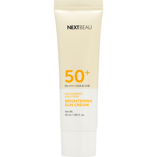 

NEXTBEAU Выравнивающий солнцезащитный крем с ниацинамидом SPF 50+/PA++++ Niacinamide Solution 55, Выравнивающий солнцезащитный крем с ниацинамидом SPF 50+/PA++++ Niacinamide Solution
