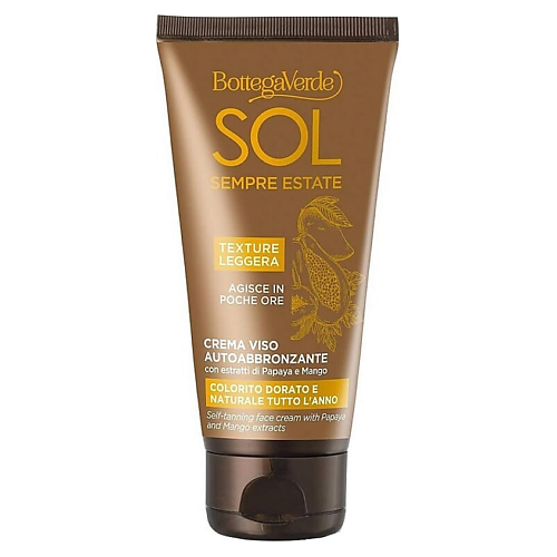 Крем-автозагар для лица BOTTEGA VERDE Крем-автозагар для лица Sol Sempre Estate Self-Tanning Face Cream