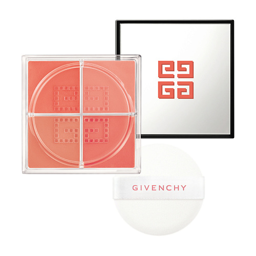 Румяна GIVENCHY Рассыпчатые четырехцветные румяна для лица Prisme Libre