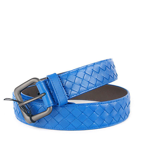 

BOTTEGA VENETA Ремень унисекс Leather Belts Blue, Ремень унисекс Leather Belts Blue