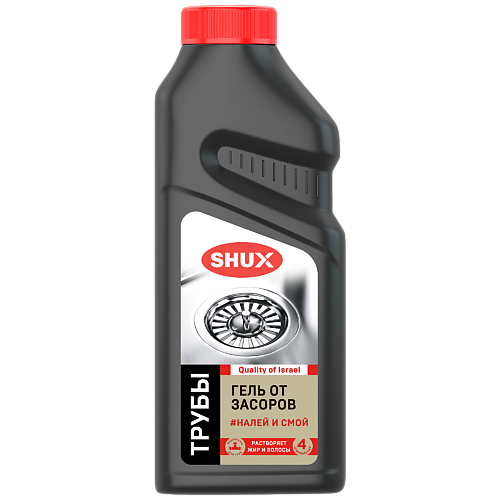 

SHUX Гель от засоров, средство для очищения труб 500, Гель от засоров, средство для очищения труб