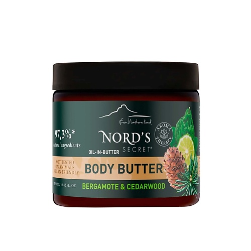 

NORD'S SECRET Масло для тела взбитое Бергамот и кедр Body Butter Bergamote & Cedarwood 320, Масло для тела взбитое Бергамот и кедр Body Butter Bergamote & Cedarwood