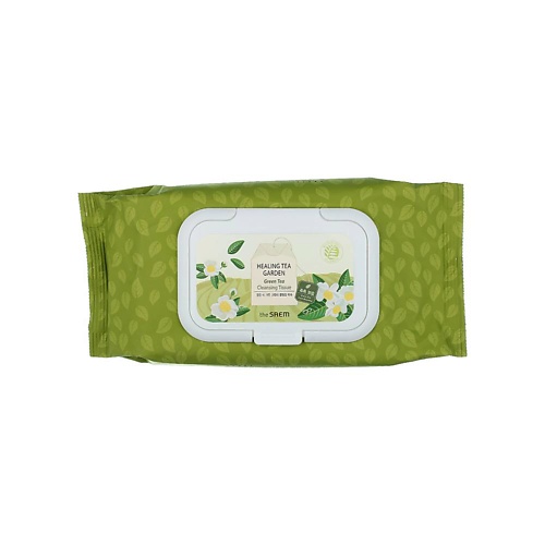 

THE SAEM Салфетки косметические влажные Healing Tea Garden Green Tea, Салфетки косметические влажные Healing Tea Garden Green Tea