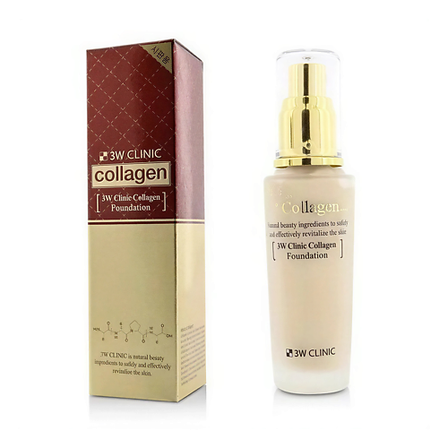 

3W CLINIC Тональный крем для лица с коллагеном, Тональный крем для лица с коллагеном