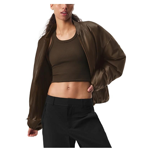 

ALO YOGA Бомбер из искусственной кожи Faux Leather Premier Bomber, Бомбер из искусственной кожи Faux Leather Premier Bomber