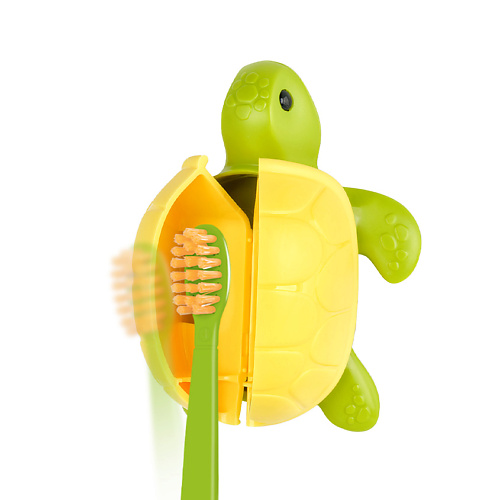 

FLIPPER Футляр для зубной щетки "Черепашка" в комплекте с детской зубной щеткой, Футляр для зубной щетки "Черепашка" в комплекте с детской зубной щеткой