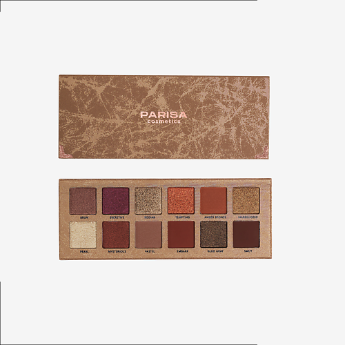 

PARISA COSMETICS Палетка теней для век С-2312, Палетка теней для век С-2312