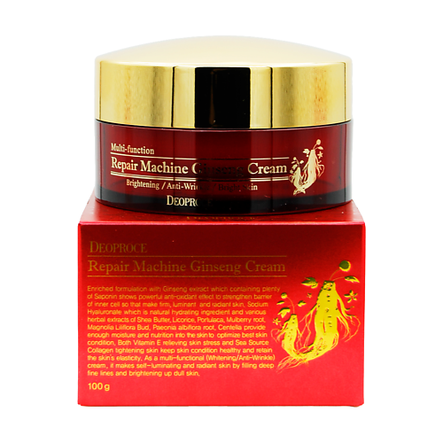 

DEOPROCE Крем для лица антивозрастной с экстрактом женьшеня 100, Крем для лица антивозрастной с экстрактом женьшеня