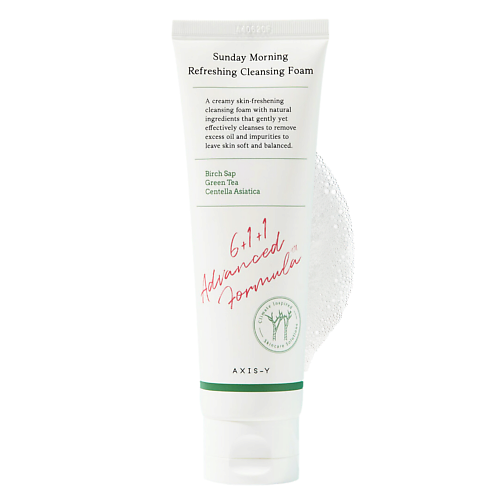 

AXIS-Y Пенка для умывания AXIS-Y Sunday Morning Refreshing Cleansing Foam 120, Пенка для умывания AXIS-Y Sunday Morning Refreshing Cleansing Foam