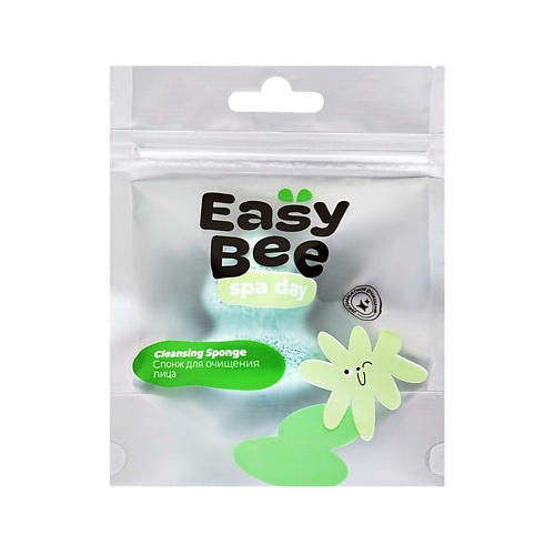 Спонж для лица EASYBEE Спонж для очищения лица SPA DAY фигурный