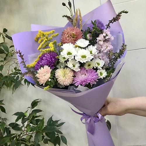 

ILE DE FLEURS Букет комплимент без роз. Полевой букет, Букет комплимент без роз. Полевой букет