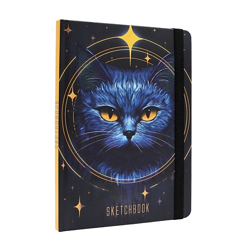 

ПРОФ-ПРЕСС Блокнот-скетчбук Космический кот, Блокнот-скетчбук Космический кот