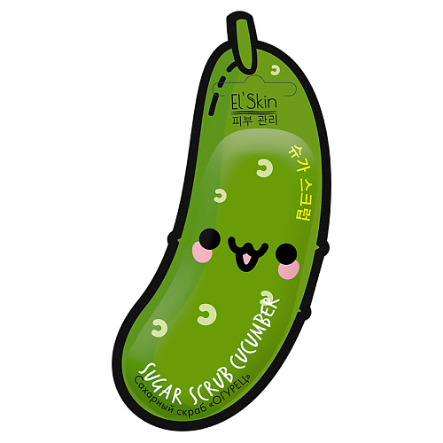 

ELSKIN Сахарный скраб Огурец 10, Сахарный скраб Огурец