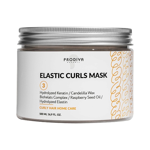 

PRODIVA Маска для кудрявых и вьющихся волос ELASTIC CURLS 500, Маска для кудрявых и вьющихся волос ELASTIC CURLS