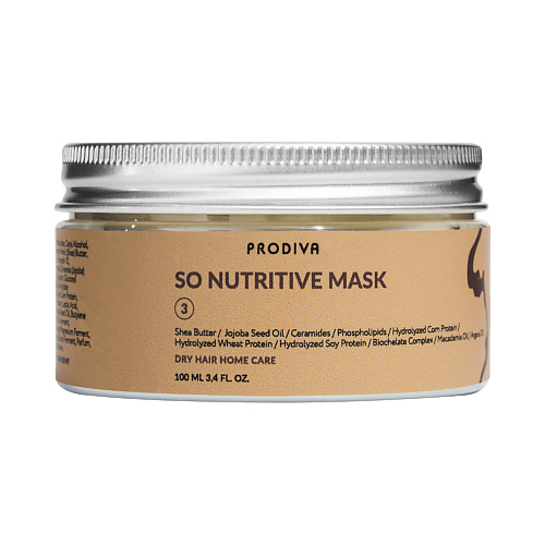 

PRODIVA Маска для питания сухих волос SO NUTRITIVE 100, Маска для питания сухих волос SO NUTRITIVE