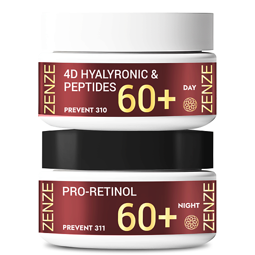 

ZENZE Липосомальный набор для лица: крем дневной и ночной от морщин, Липосомальный набор для лица: крем дневной и ночной от морщин