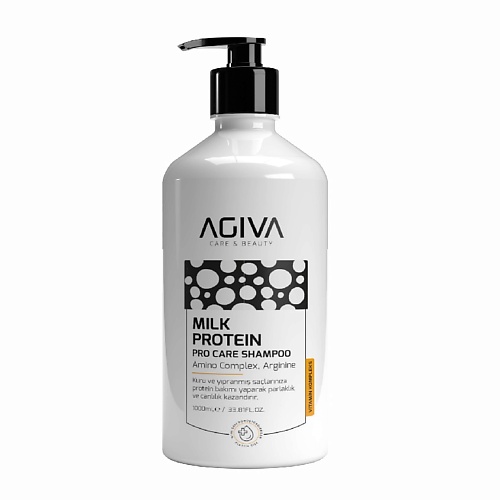 

AGIVA BEAUTY Шампунь для волос Milk Protein Amino Complex Pro Care 1000, Шампунь для волос Milk Protein Amino Complex Pro Care