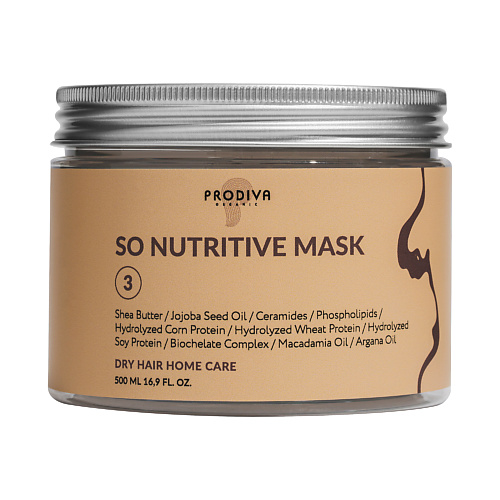 

PRODIVA Маска для питания сухих волос SO NUTRITIVE 500, Маска для питания сухих волос SO NUTRITIVE