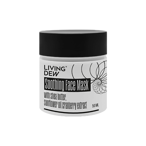 

LIVING DEW Успокаивающая маска для лица 50, Успокаивающая маска для лица
